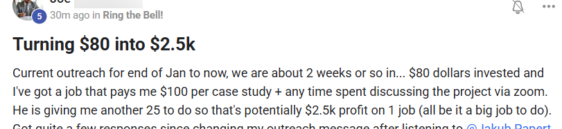 Client win